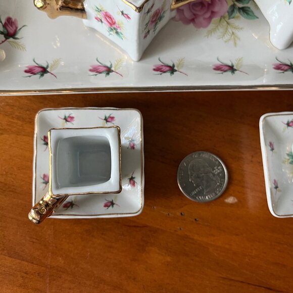 The Queens Treasures Miniature Tea Set Free Shipping - Picture 9 of 10
